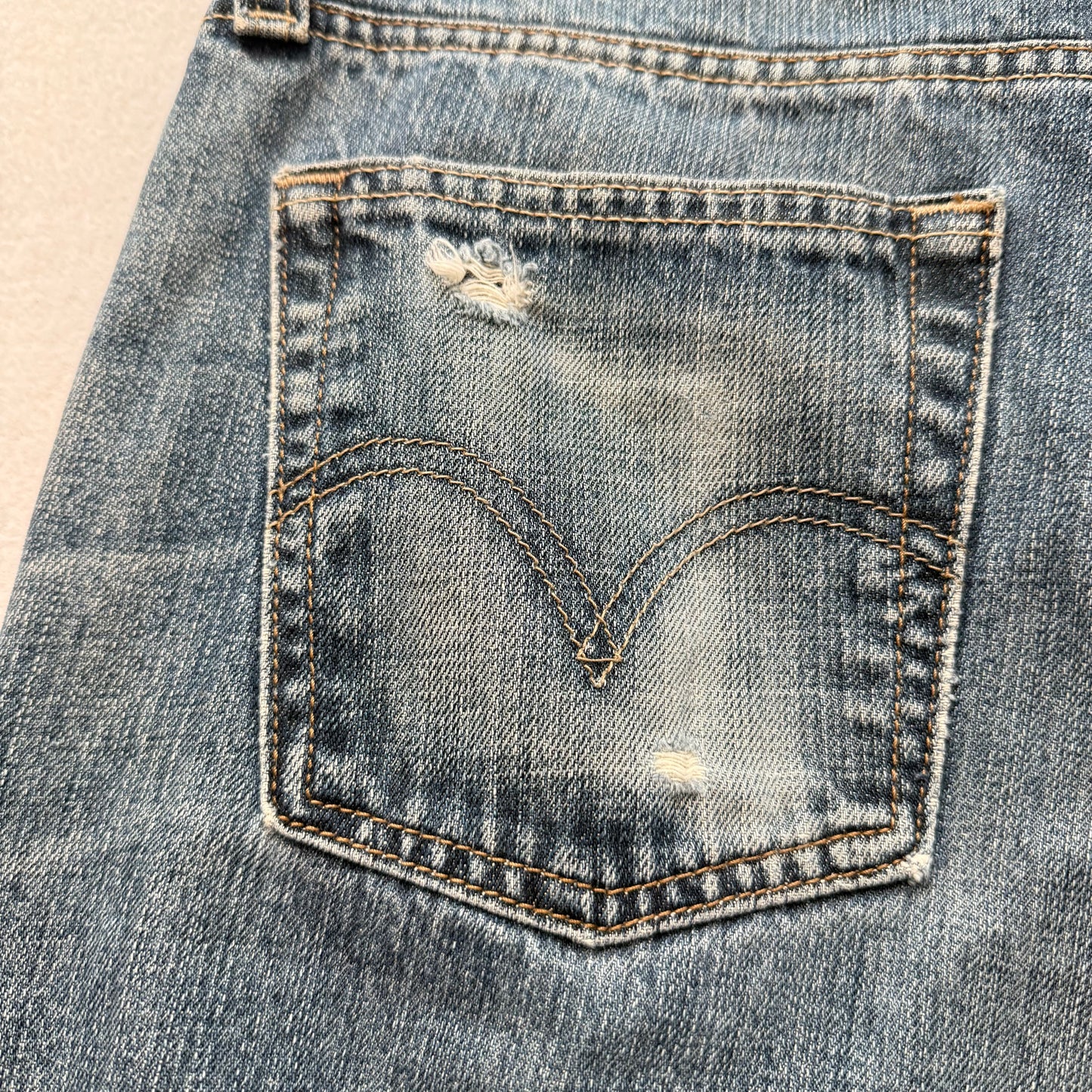 Levi's Strauss & Co. 514 Men's Medium Blue Denim Slim Straight Leg Jeans Size 34