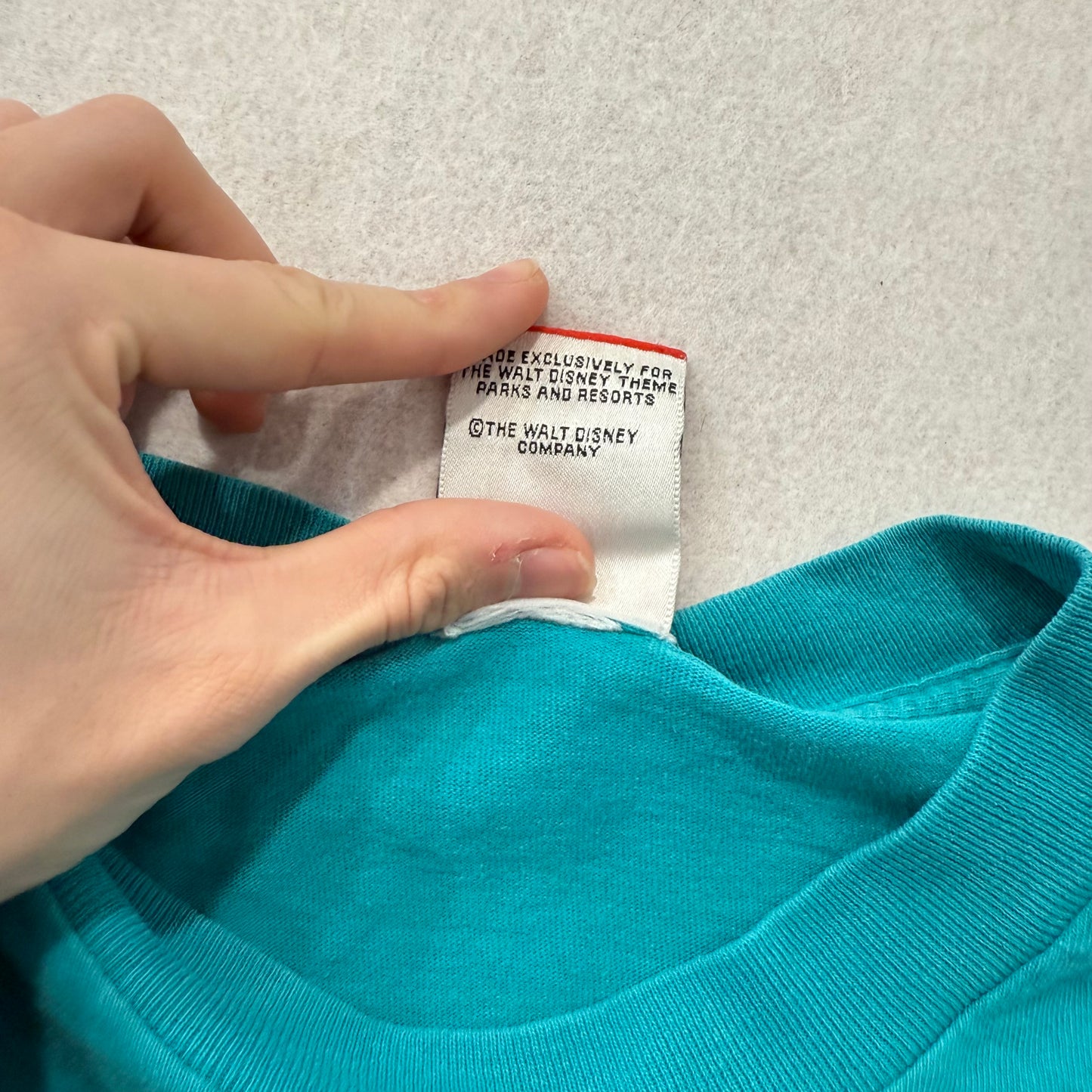 Disney Inc. Turquoise Green Cotton T-Shirt Short Sleeves Tigger Graphic Size XL