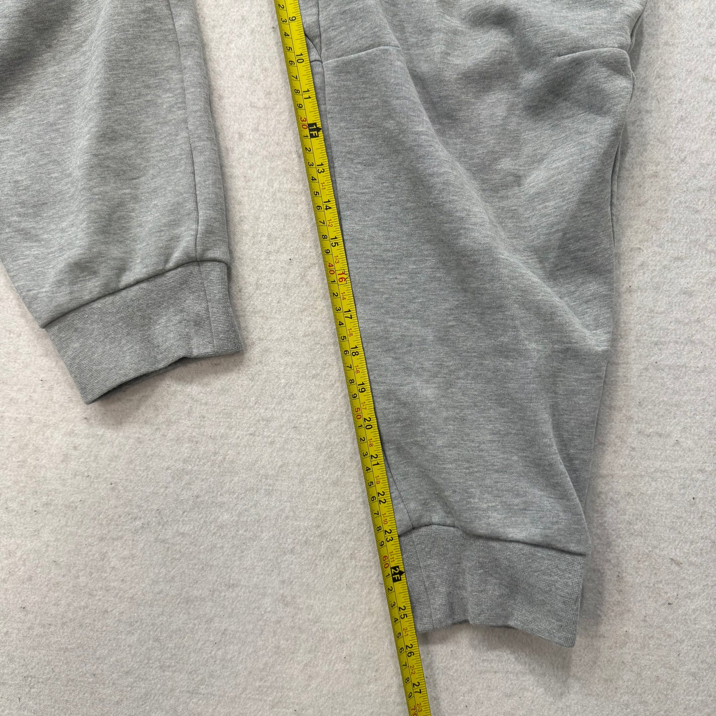 Nike Sportswear Men's Heather Gray Tech Fleece Joggers Pants Drawstring Size L