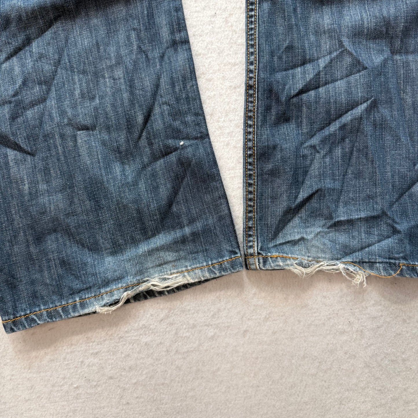 Levi's 527 Men's Blue Slim Bootcut Denim Jeans Pockets Classic Fit Size 34x36