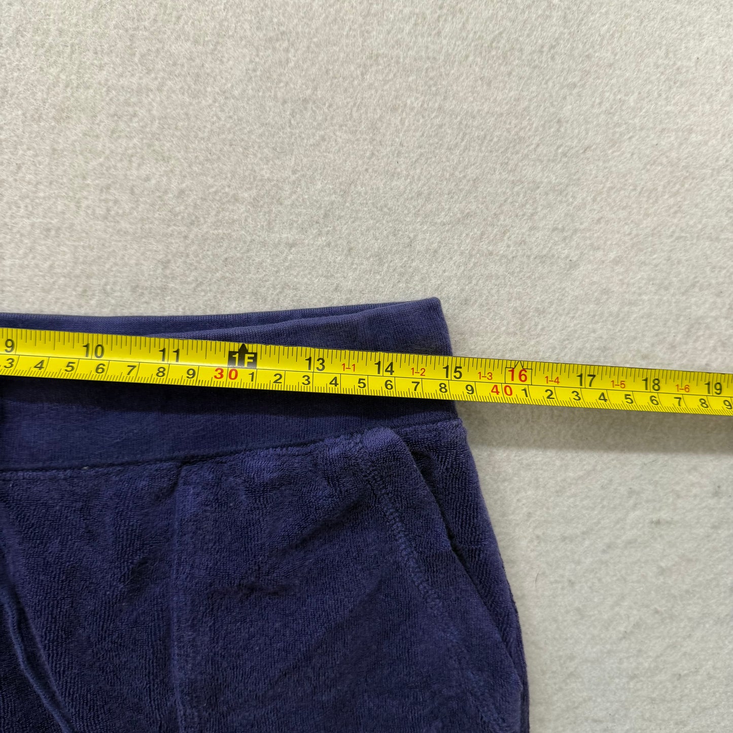 Juicy Couture Women's Purple Terrycloth Flare Track Pant Back Snap Pocket Size M