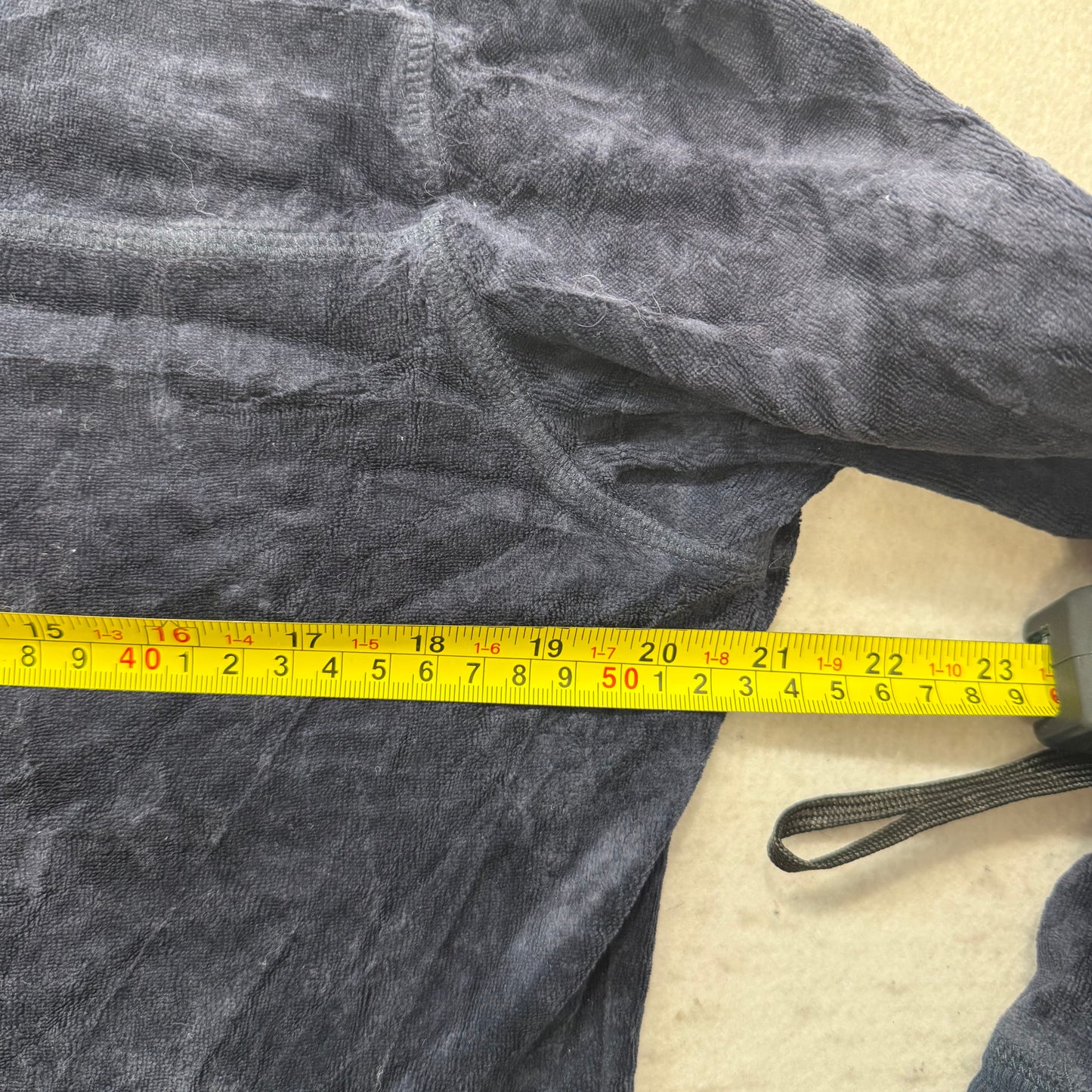 Vintage Juicy Couture Women's Navy Blue Velour Full Zip Track Jacket Y2K Size L