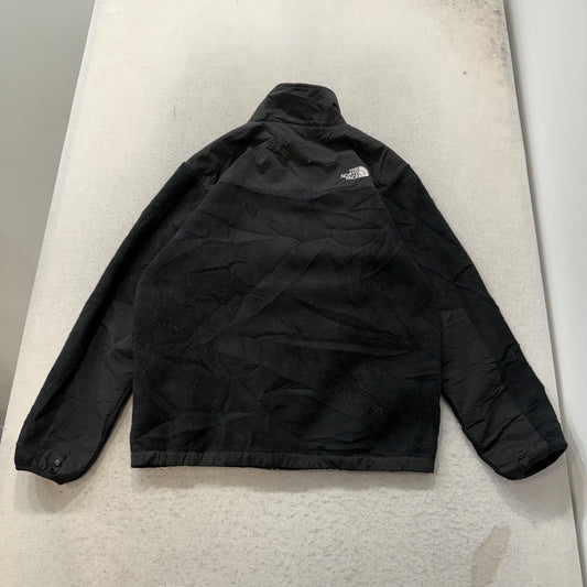 The North Face Boys Black Denali Fleece Full Zip Jacket Hiking Outdoors Size XL