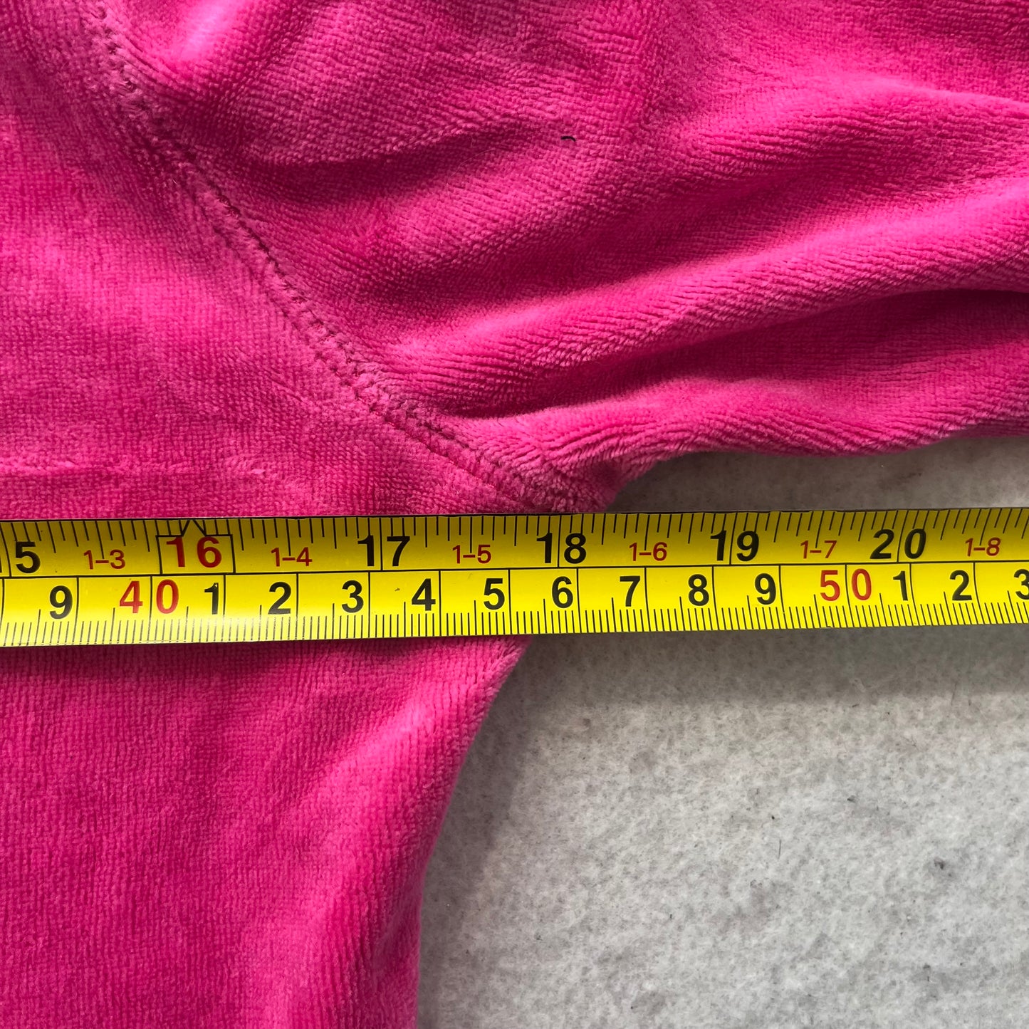 Vintage Juicy Couture Women Hot Pink Velour Tracksuit Set Hoodie & Pant Size S/M