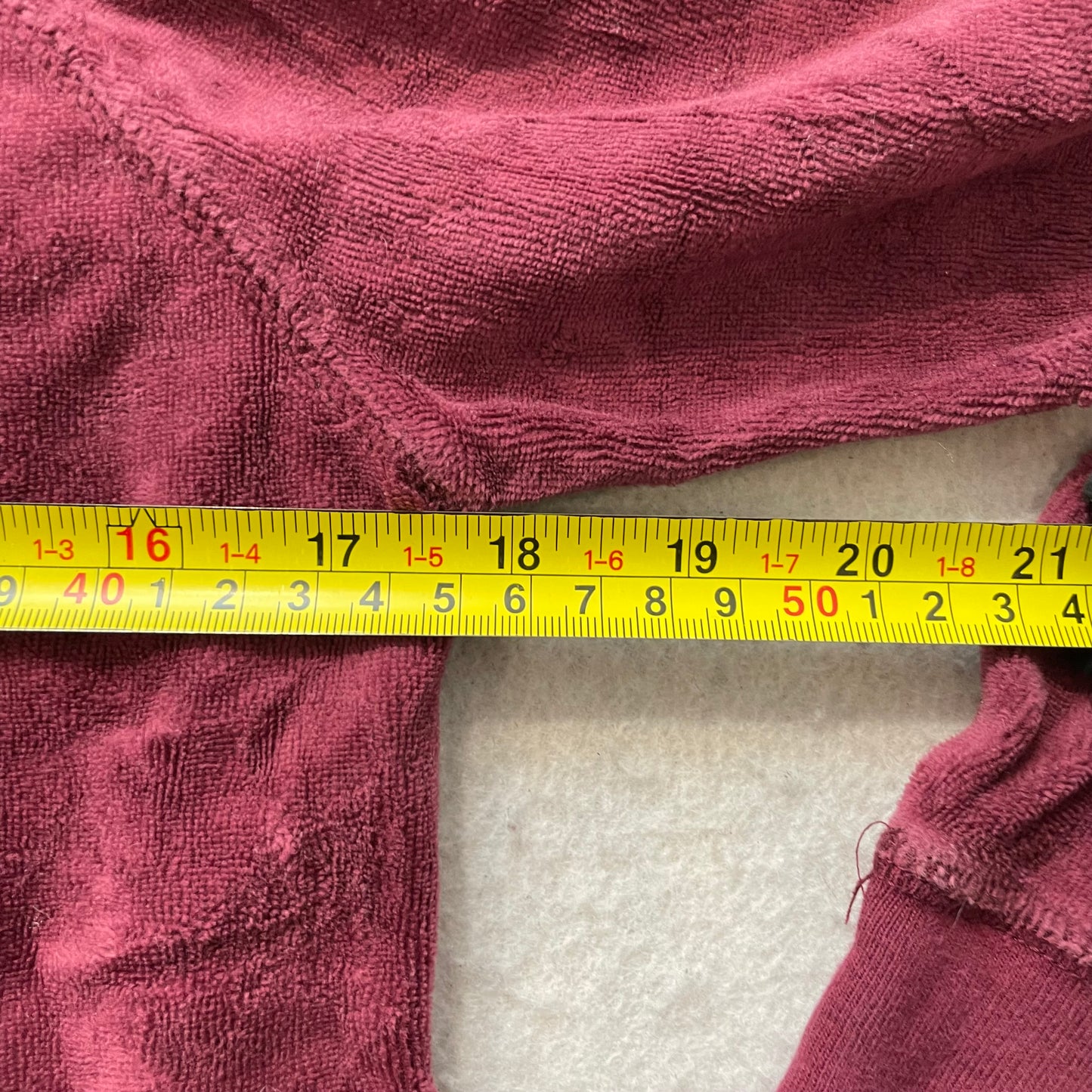 Juicy Couture Women's Burgundy Velour Zip-Up Hoodie Drawstring Loungewear Size M