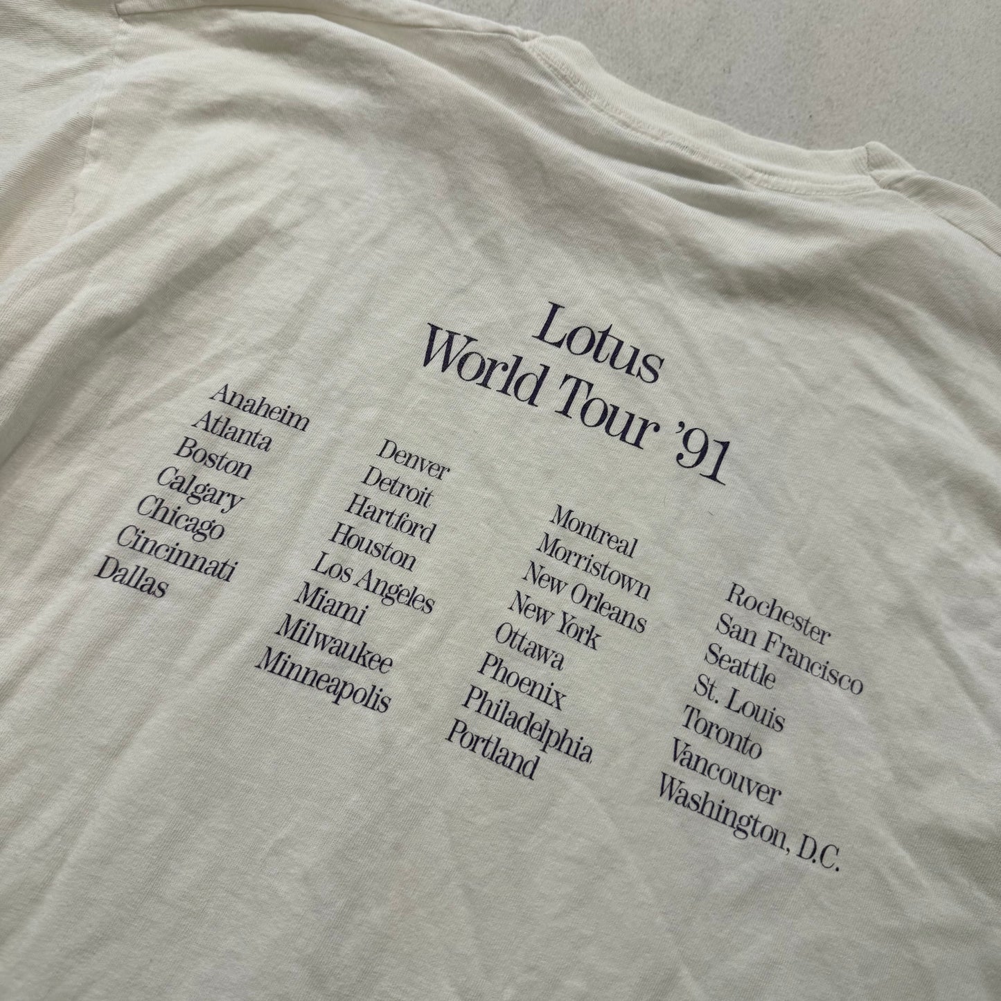 Fruit of the Loom Mens White Cotton Windows Lotus Microsoft Tech T-Shirt Size XL