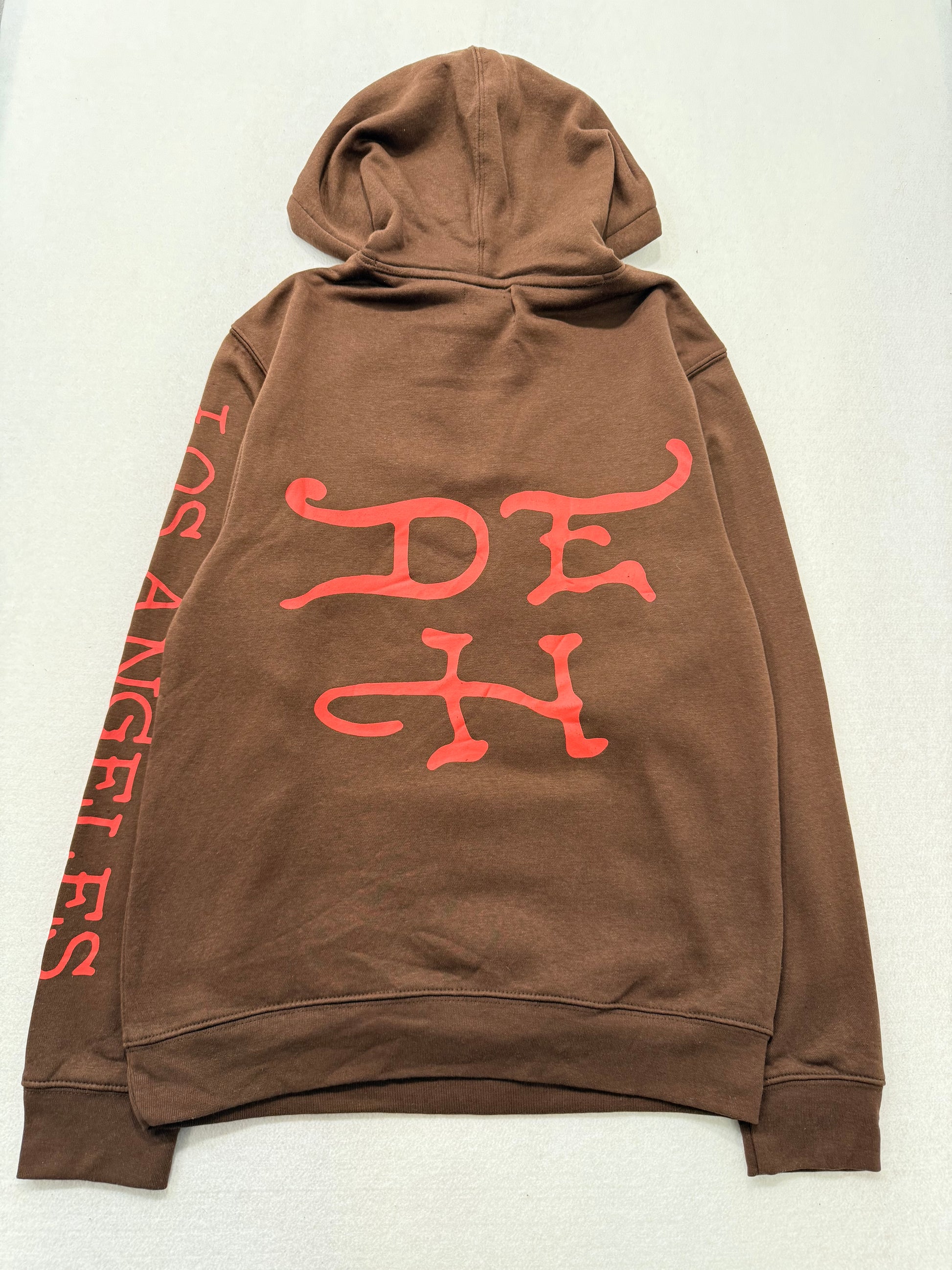 ED HARDY “Tiger Roar” BROWN PULLOVER HOODIE - Clean Curriculums 