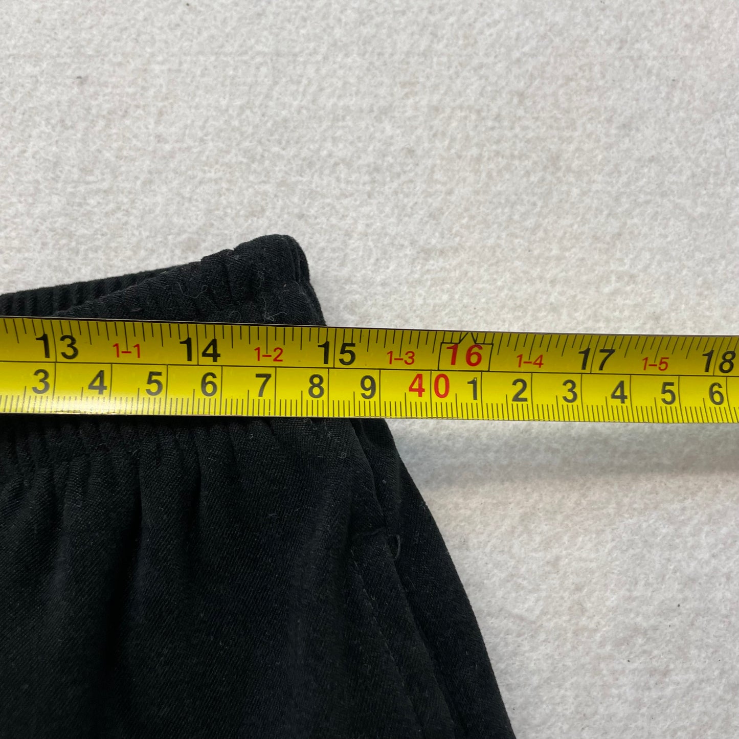 Koret Women's Black Velvet Wide Leg Pull-On Pants High Rise Loungewear Size 14