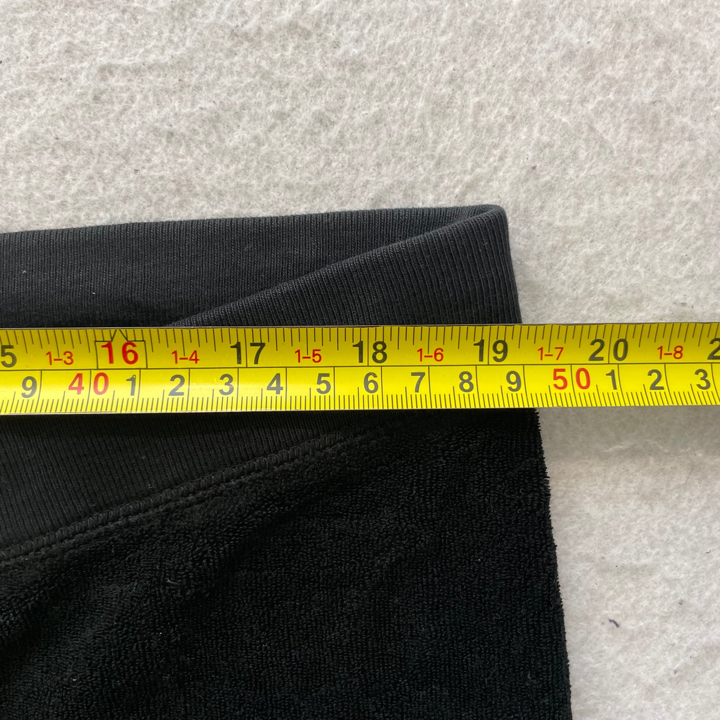 Juicy Couture Women's Black Terry Cloth Wide Leg Capris Pant Loungewear Size XL