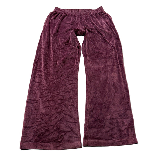 Victoria's Secret PINK Women's Maroon Wide Leg Sweatpants Loungewear Y2K Size L