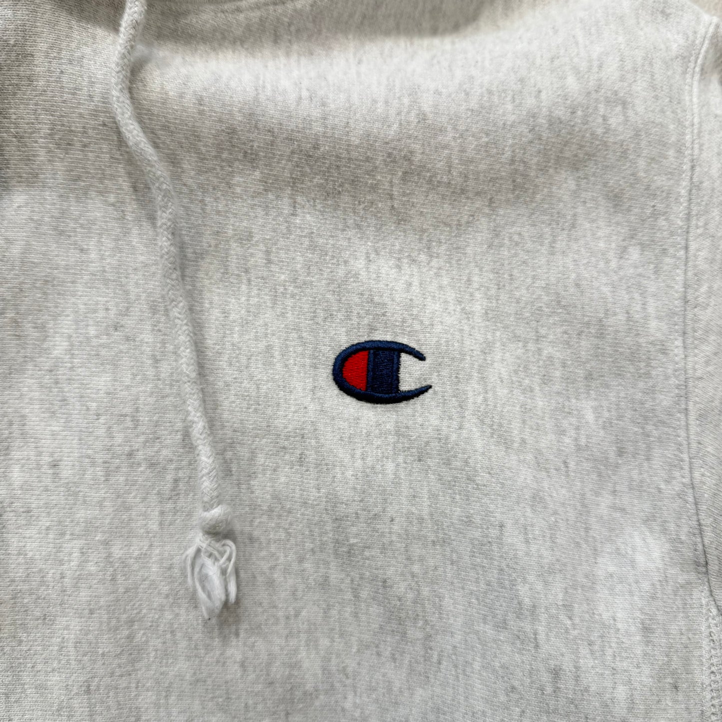 Champion Reverse Weave Gray Pullover Hoodie Kangaroo Pocket Size S