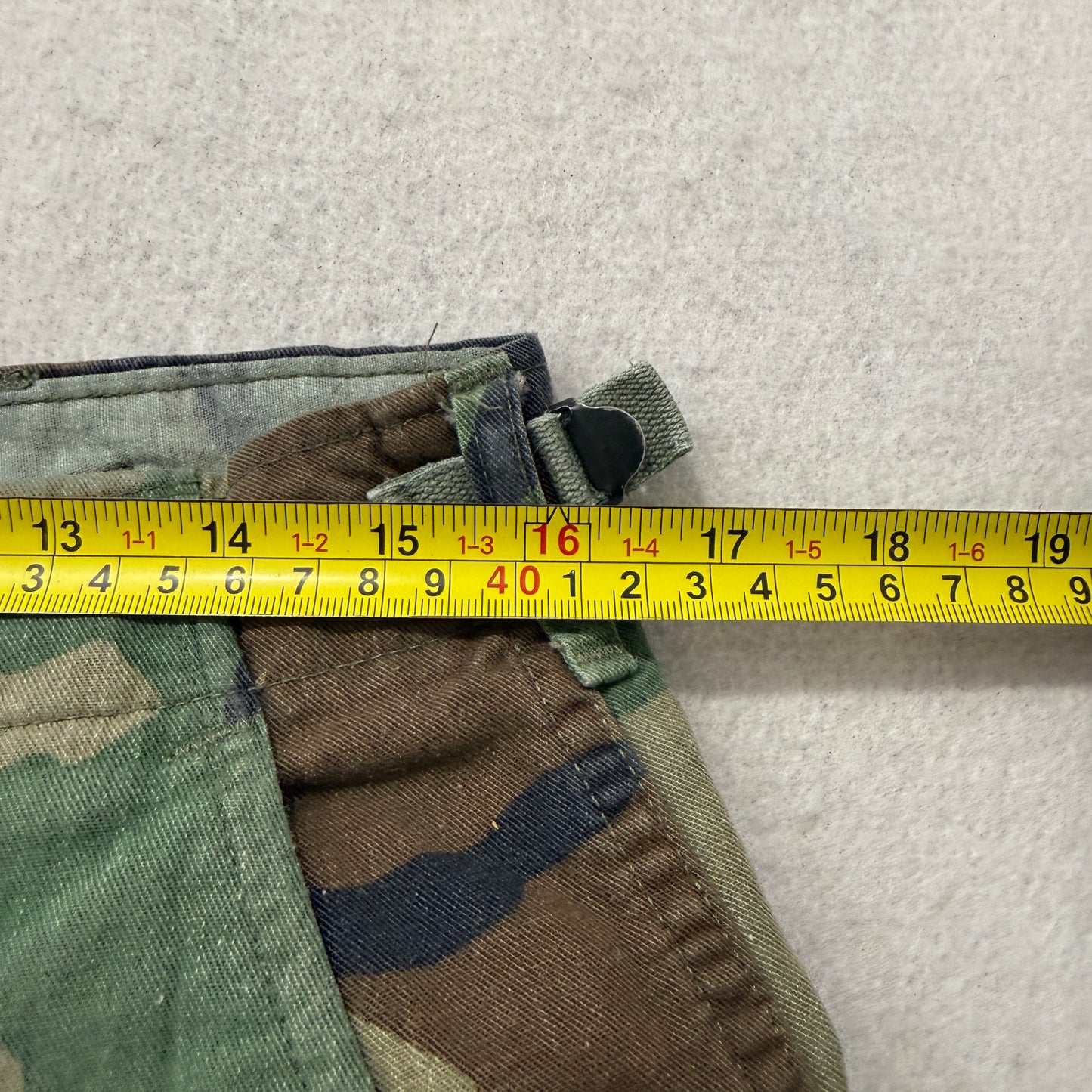 US Army M81 Woodland Mens Green Camouflage BDU Cargo Pants Regular Combat Size M