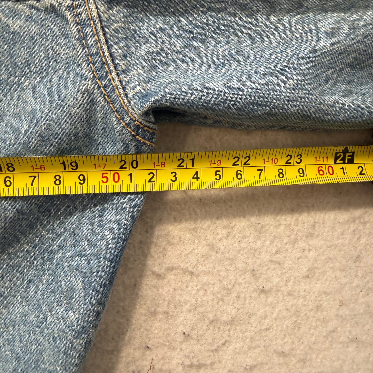 Old Navy Women's Blue Cropped Denim Jacket Long Sleeve Pockets Classic Size M