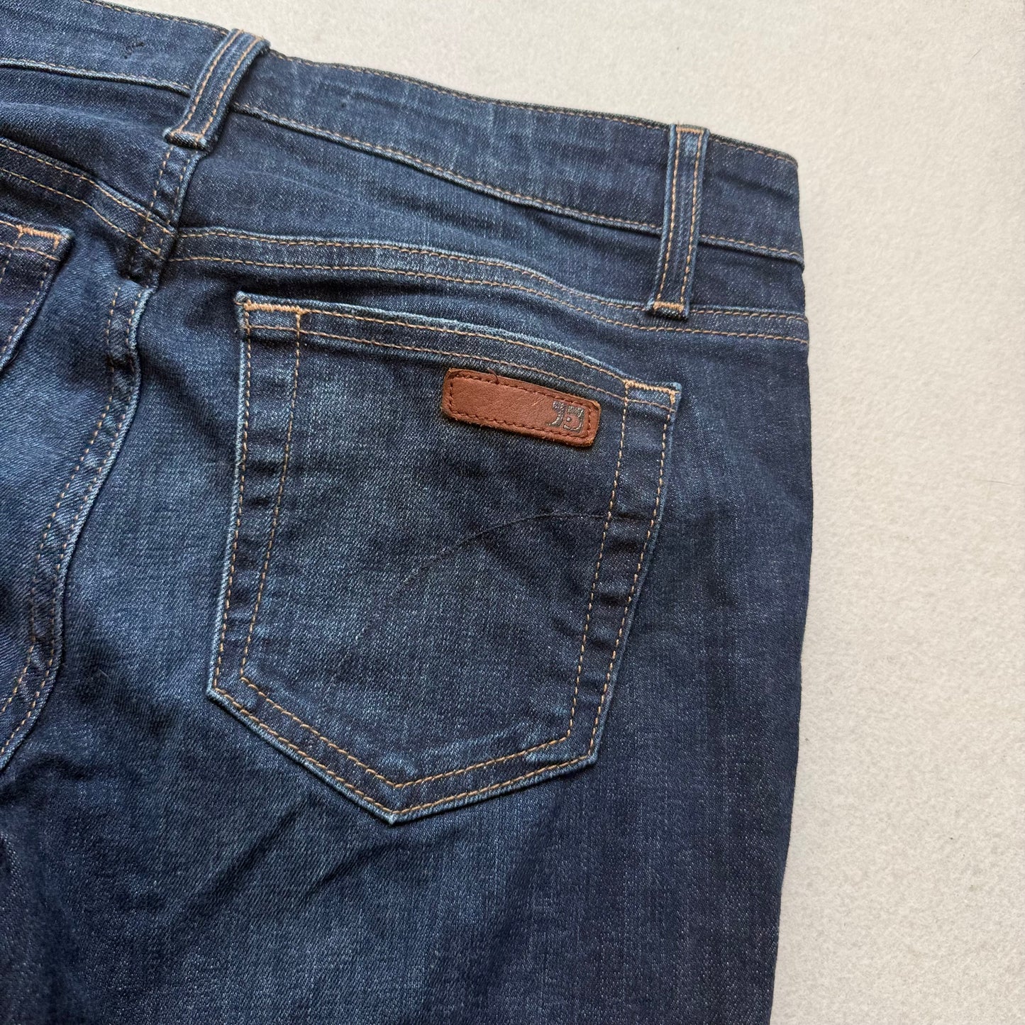 Joe's Jeans Womens Blue Skinny Bootcut Denim Jeans Zip-Fly Classic Size W27