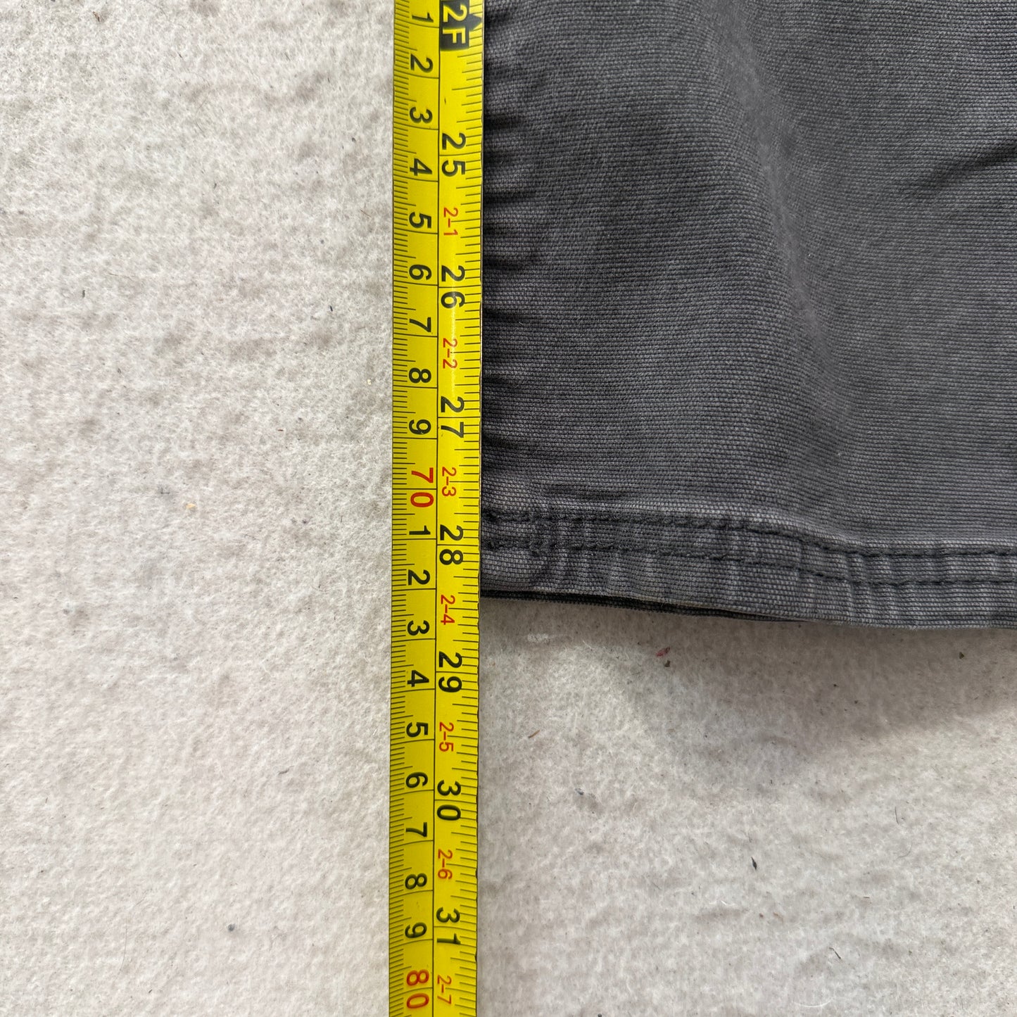 Legendary Outfitters Men's Gray Canvas Workwear Utility Pants Pockets Size 32x30