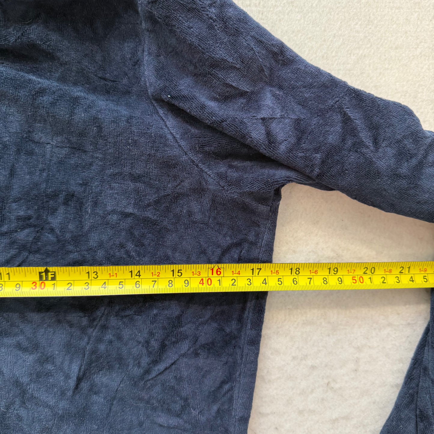 Vintage Juicy Couture Women's Navy Velour Zip Up Hoodie Graphic Logo Y2K Size S