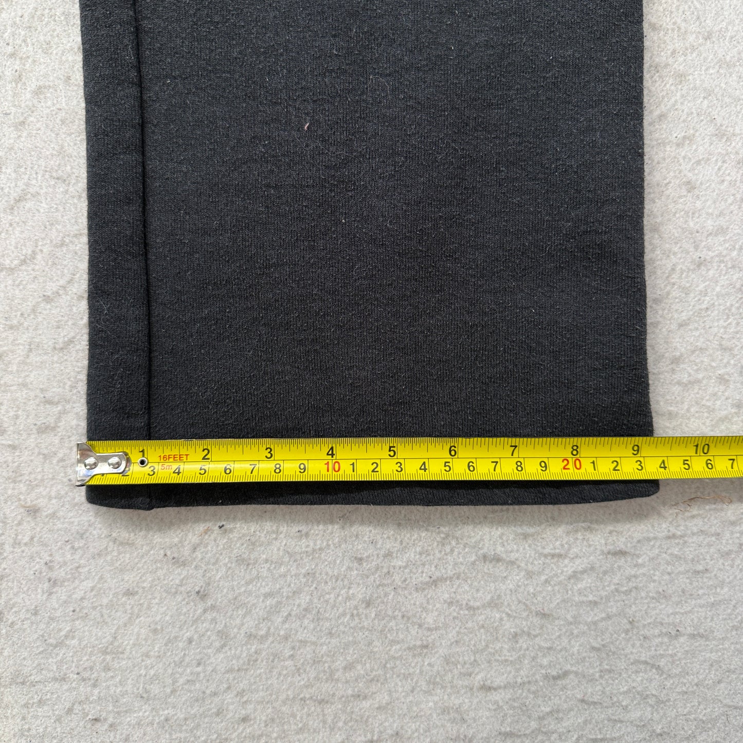 Black Russell Women's Black Fleece Athletic Sweatpants Drawstring Pockets Size L