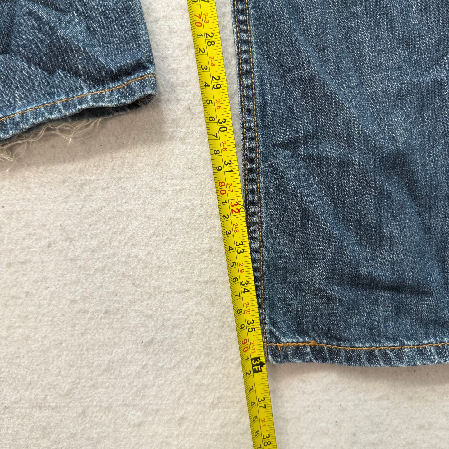 Levi's 527 Men's Blue Slim Bootcut Denim Jeans Pockets Classic Fit Size 34x36