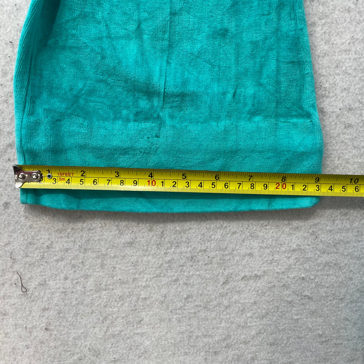 Vintage Juicy Couture Women's Aqua Velour Flared Track Pants Pockets Y2k Size S