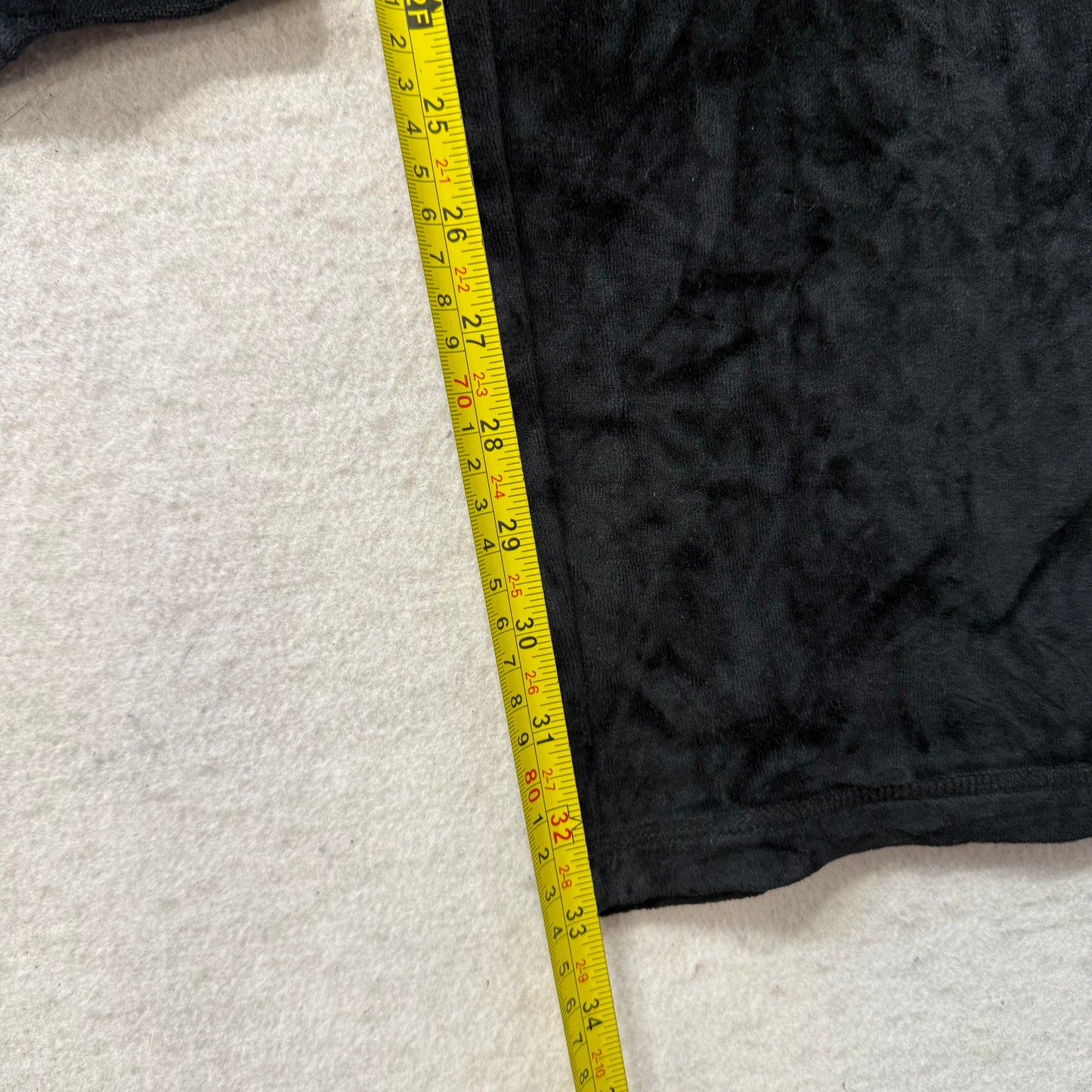 Juicy Couture Women's Black Velour Flared Track Pant Loungewear Preppy Size XL