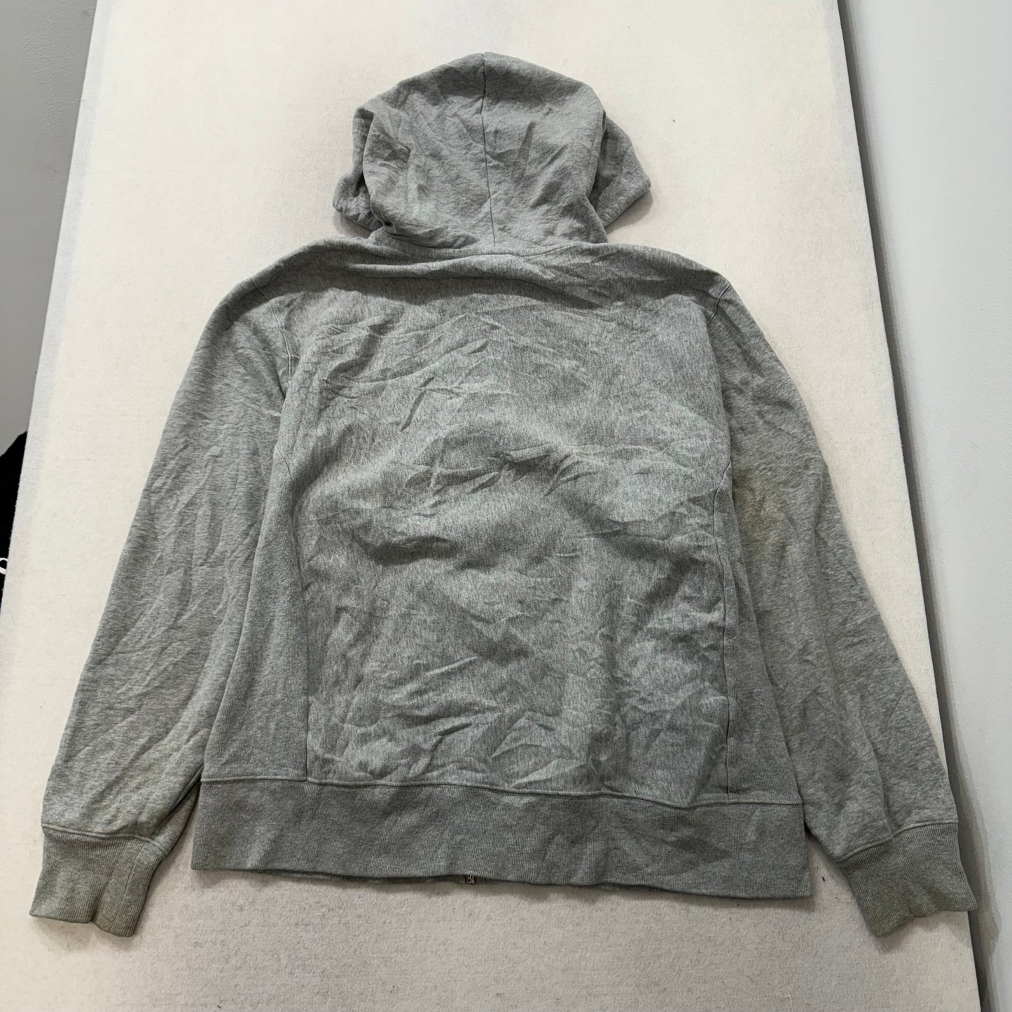 PINK by Victoria's Secret Gray Terry Zip Up Hoodie Long Sleeves Logo Size L