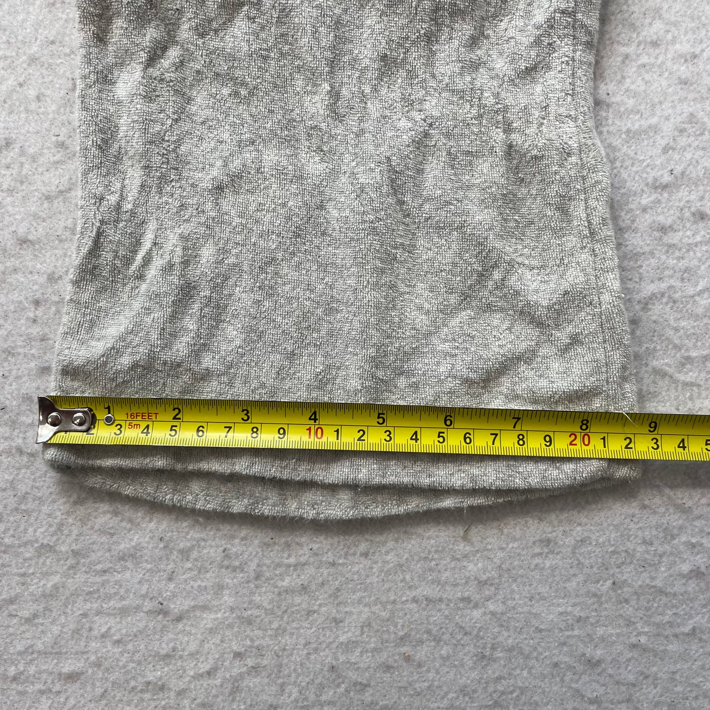 Vintage Juicy Couture Women's Heather Gray Terry Cloth Flared Track Pant Size S
