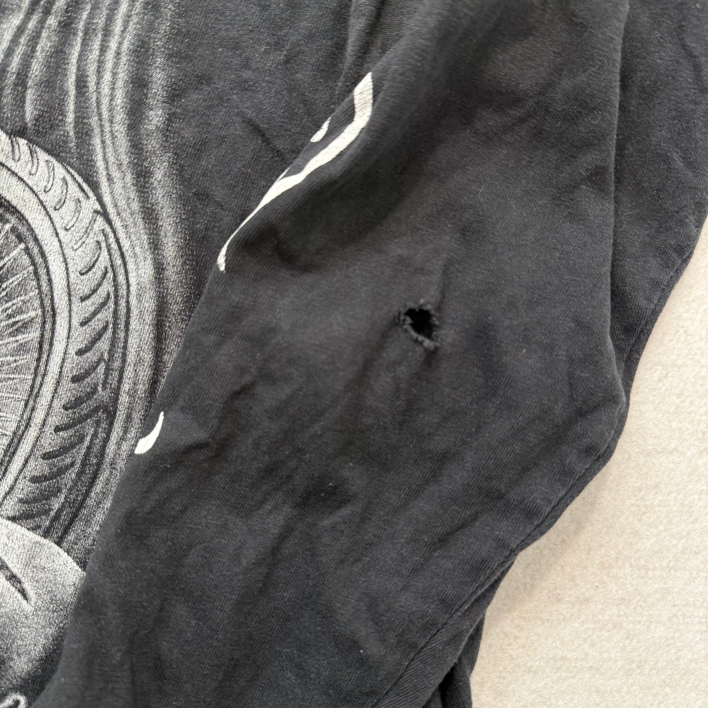 Abercrombie & Fitch Black Biker Forever Long Sleeve Graphic Tee 24x2