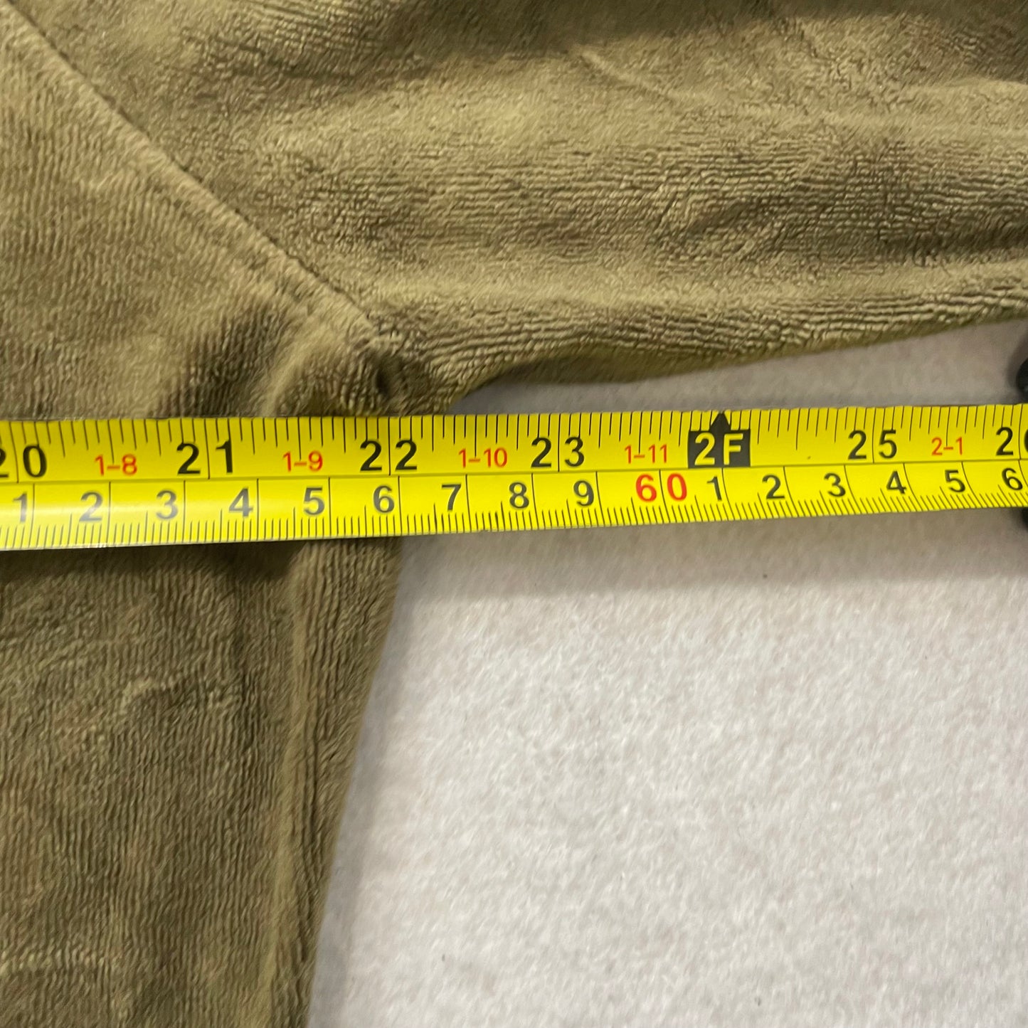 Vtg Juicy Couture Womens Olive Green Velour Tracksuit Set Hoodie & Pant Size L/S