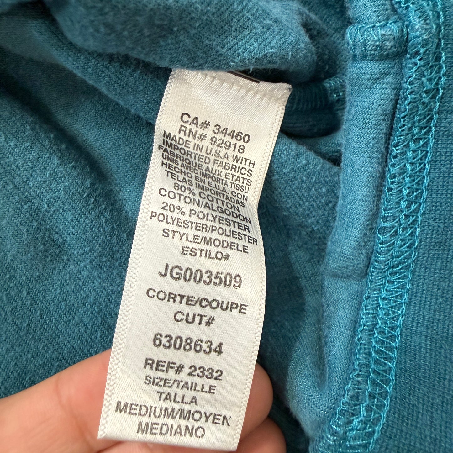 Vintage Juicy Couture Womens Teal Blue Velour Tracksuit Set Hoodie & Pant Size S
