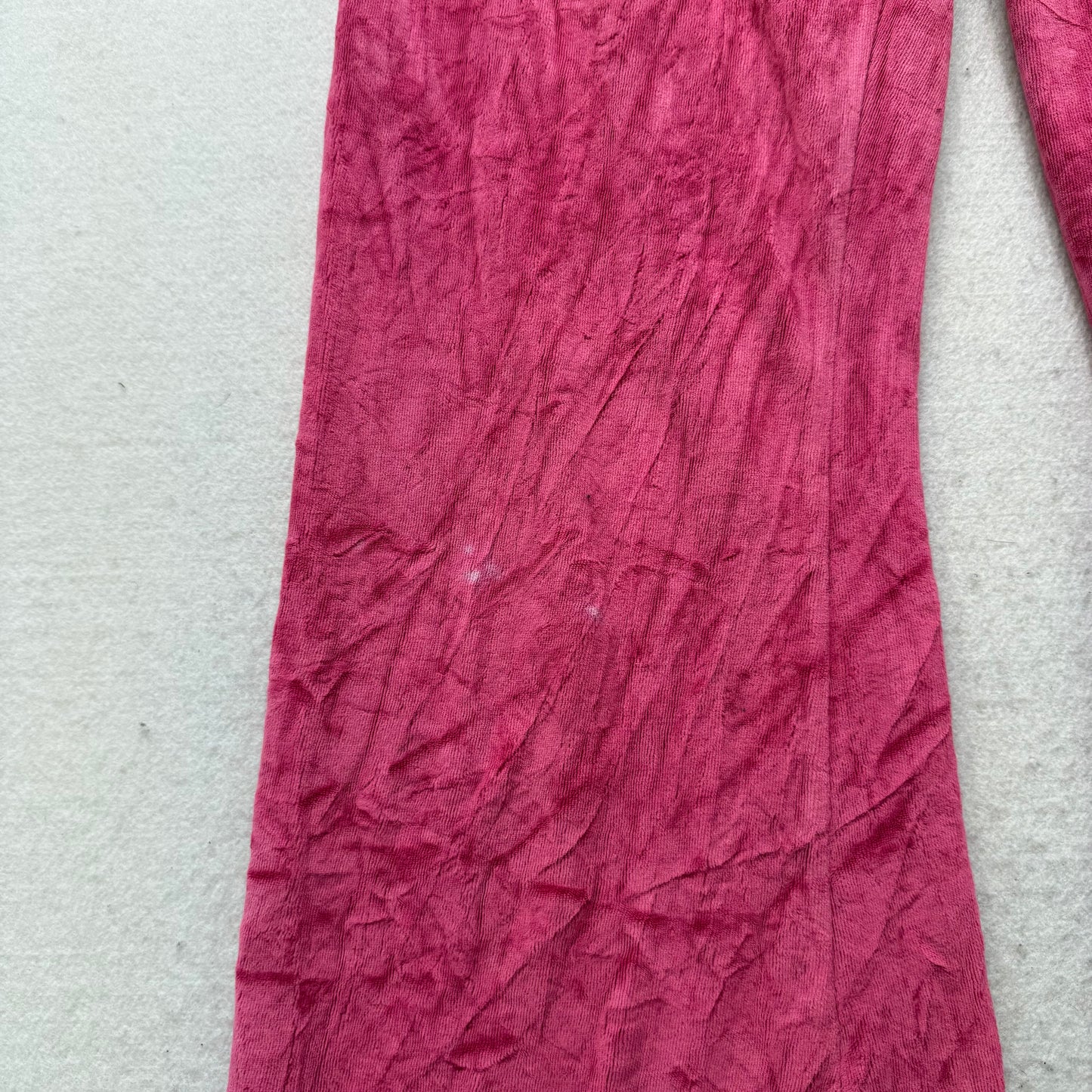 Victoria's Secret PINK Women's Pink Velour Flared Track Pants Loungewear Size M