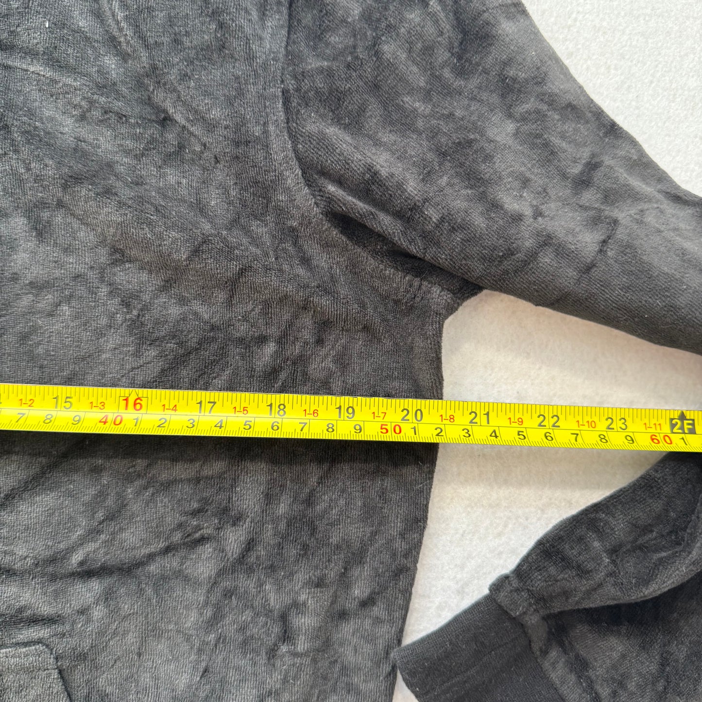 Juicy Couture Womens Charcoal Grey Velour Zip-Up Hoodie Graphic Logo Y2K Size XL