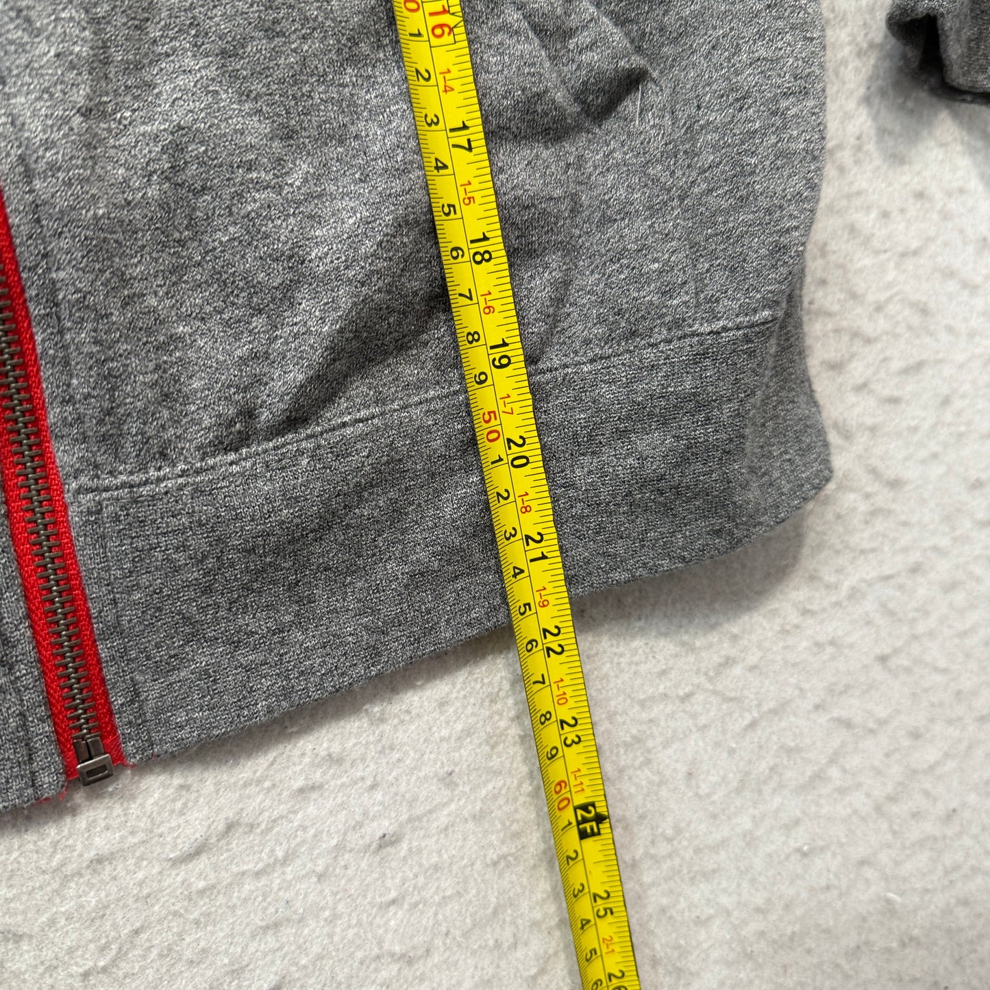 Official Tesla Men's Grey Cotton Blend Zip-Up Hoodie Drawstring Pockets Size S