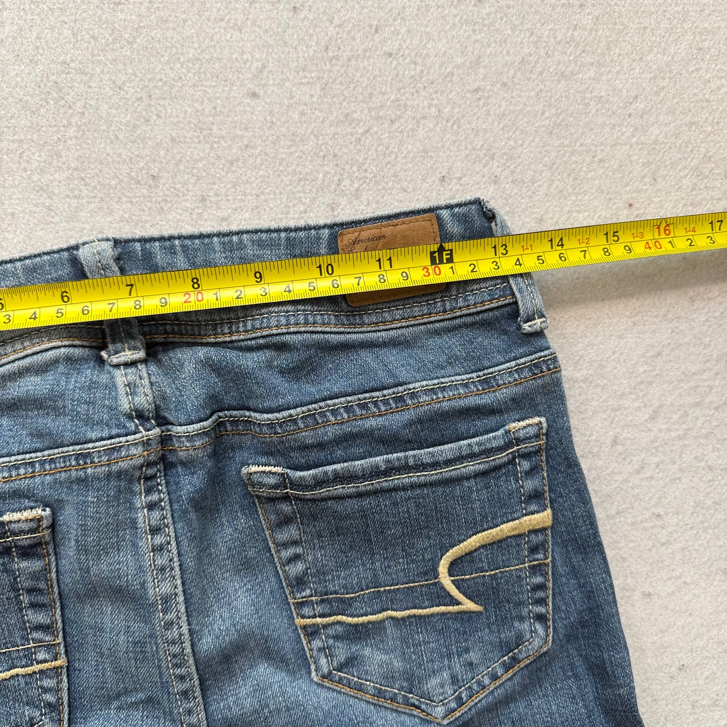 American Eagle Original Boot Women's Blue Bootcut Denim Jeans Stretch Size W26