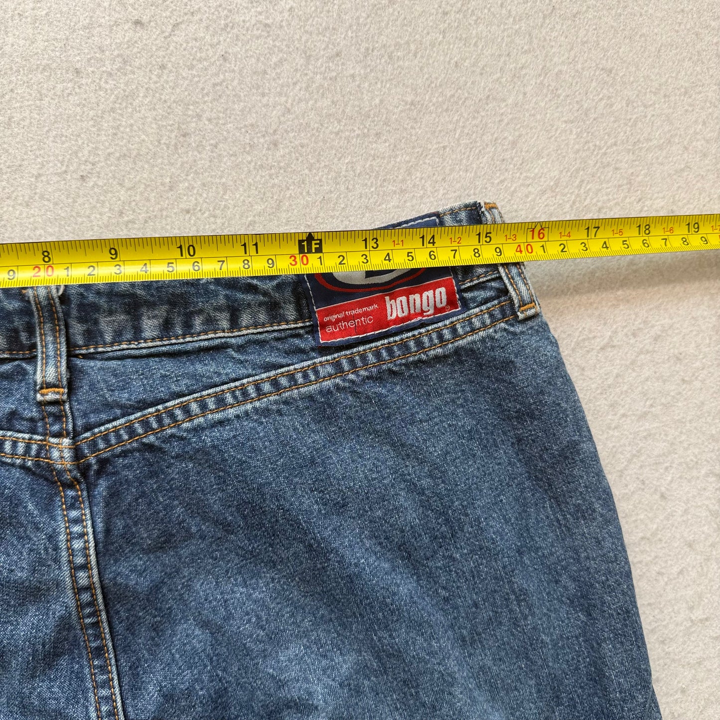 Vintage Bongo Women's Blue Flared Denim Jeans Button Fly Y2K Classic Size 31x31