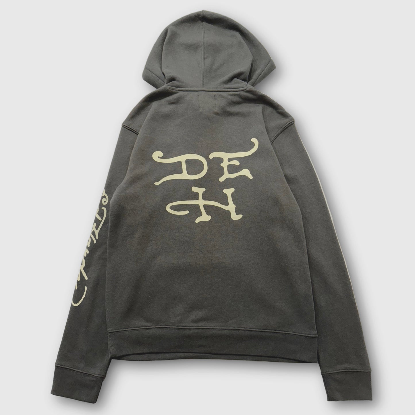 ED HARDY “Exploding Skull” CHARCOAL PULLOVER HOODIE - Clean Curriculums 